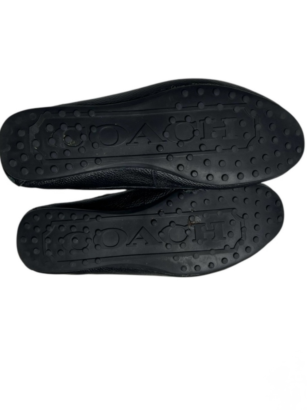 COACH Fredrica Women's Black
Leather Loafers - Picture 6 of 7